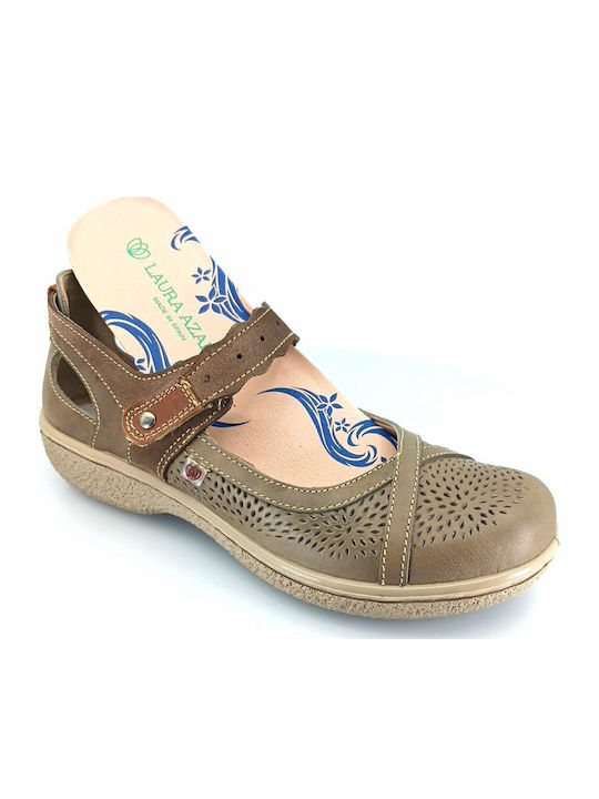 Anatomic Leather Ballerinas Brown