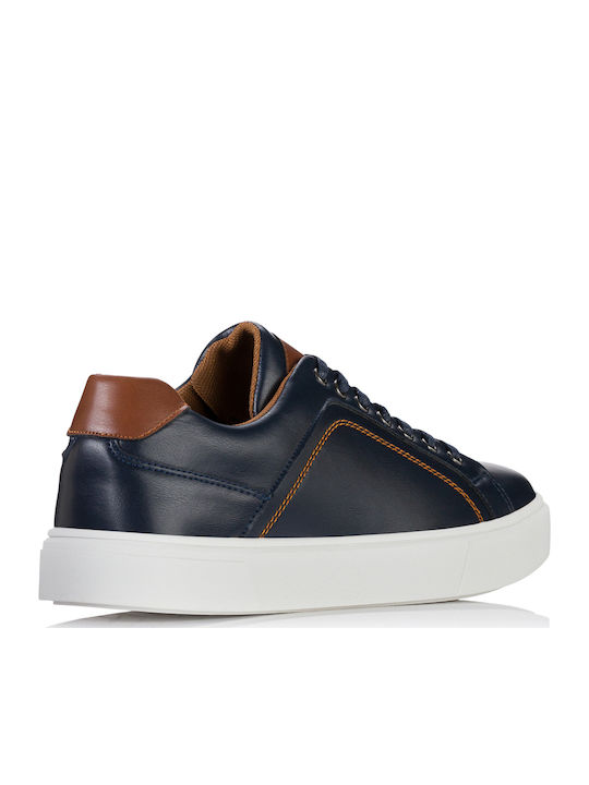 Men's Leather Casual Shoes Blue