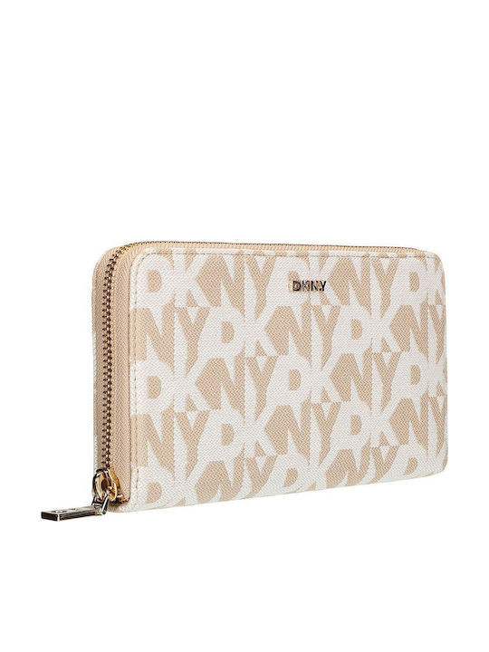 DKNY Γυναικείο Πορτοφόλι Μπεζ R411FC10-4NW DKNY Γυναικείο Πορτοφόλι Μπεζ R411FC10-4NW