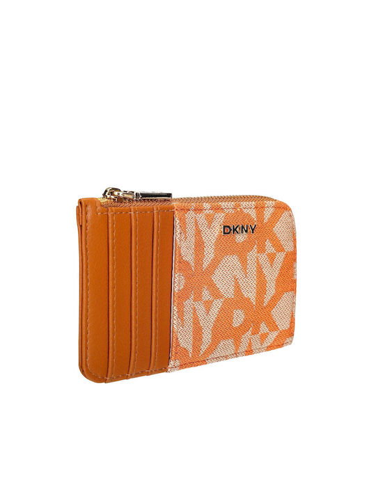 DKNY Frauen Brieftasche Karten Orange