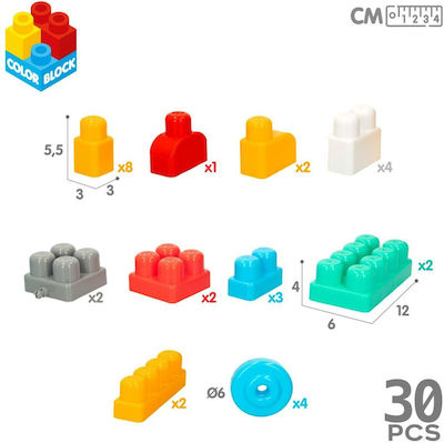 Color Block Building Blocks 30pcs