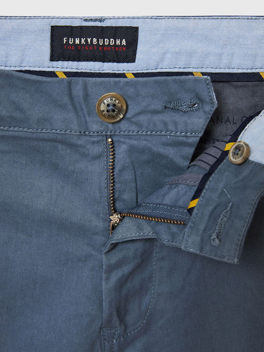 Men's Shorts Chino China Blue