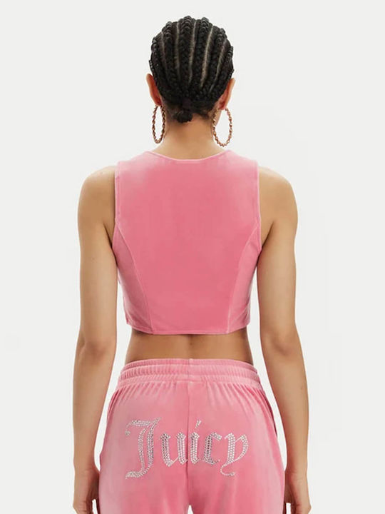 Juicy Couture Bluză Corset pentru Femei Roz