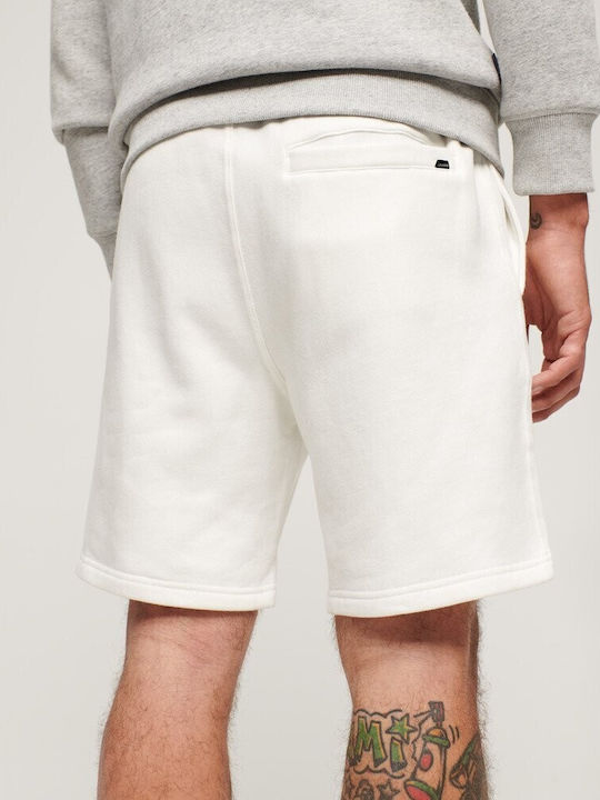 Superdry Men's Athletic Shorts Chalk White