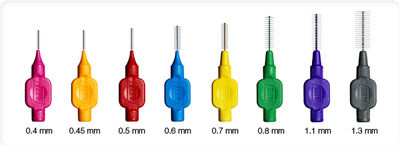 TePe Original Μεσοδόντια Βουρτσάκια 0.7mm Κίτρινα 8τμχ