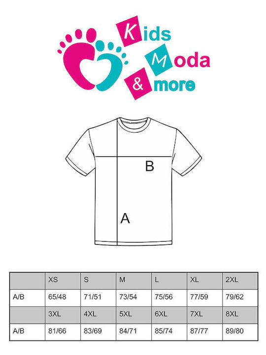 Kids Moda Work T-Shirt Orange with Reflective Tapes