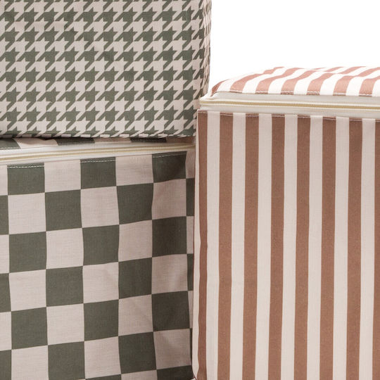 La Redoute Interieurs Fabric Storage Box with Lid 3 Pieces