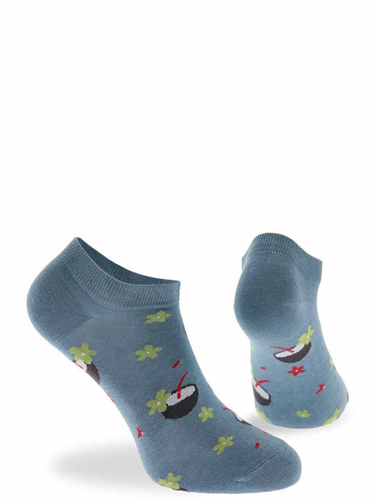 Walk Coconut Drink Women's Socks Blue
