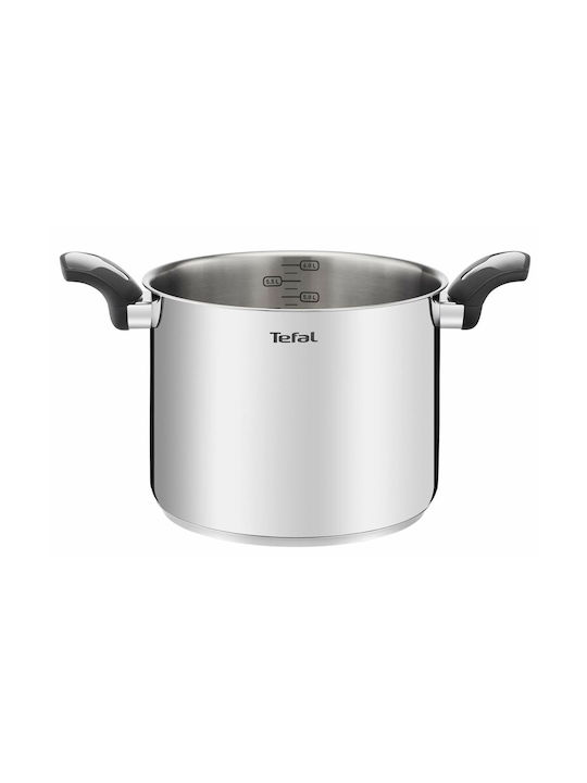 Tefal Emotion Βαθιά Ανοξείδωτη Κατσαρόλα 6.2lt / 22cm