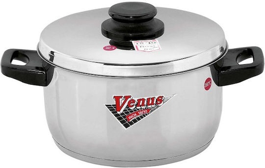 Venus Deep Stainless Steel Pot 3.5lt / 20cm