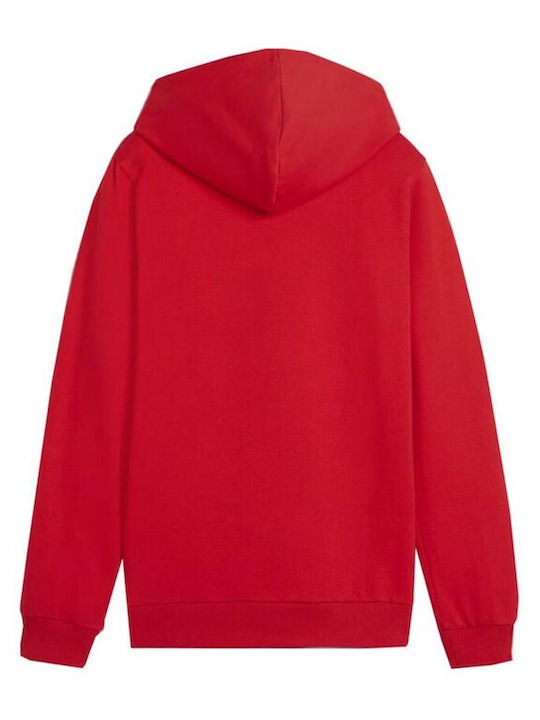 Puma Kids Sweatshirt with Hood Red