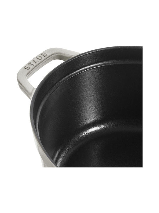 Staub La Cocotte Дълбока Тенджера от Чугун 4.2лт / 29см White