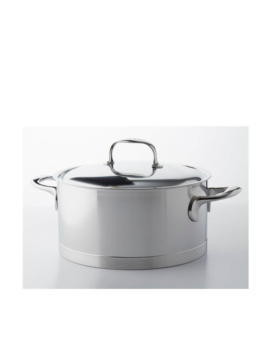 Demeyere Tiefer Edelstahl-Topf 3Es / 20cm