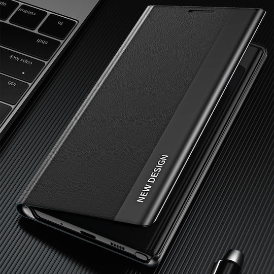 Erbord Book Piele artificială / Plastic Negru (Galaxy S22 Ultra 5G)