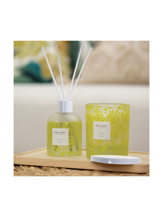 Nef-Nef Homeware Aromatisches Kerze in Gefäß mit Duft Floral Musk 260g