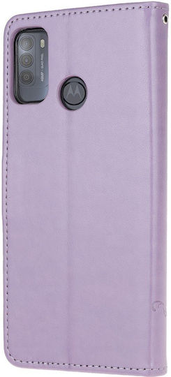 Θήκη Πτερύγιο Motorola Moto G50 Butterfly Μωβ