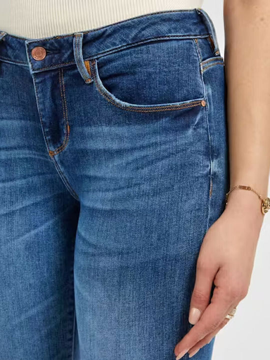 Hoch tailliert Damenjeans in Schlanker Passform