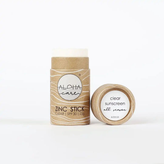 Aloha Care Zinc Mineral Stick Antisolar Waterproof Pentru Față Protectie Solara (SPF) 30 22gr