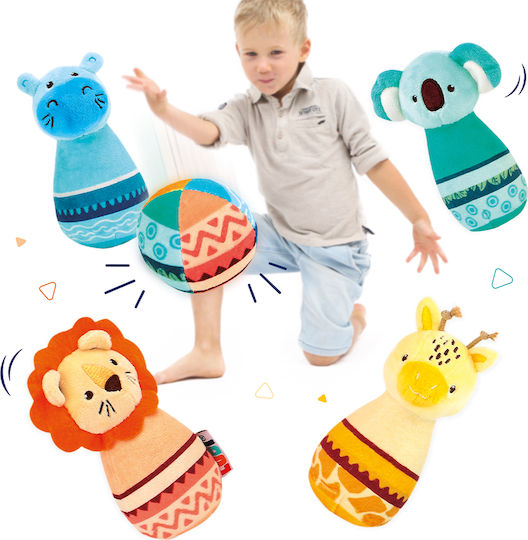Ludi Bowling Fabric 4 animale din junglă