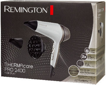 Remington Thermacare PRO Ionic Uscător de Păr Turbo cu Difuzor 2400W