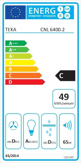 CNL 6400.2 IX Συρόμενος Απορροφητήρας 60cm Inox