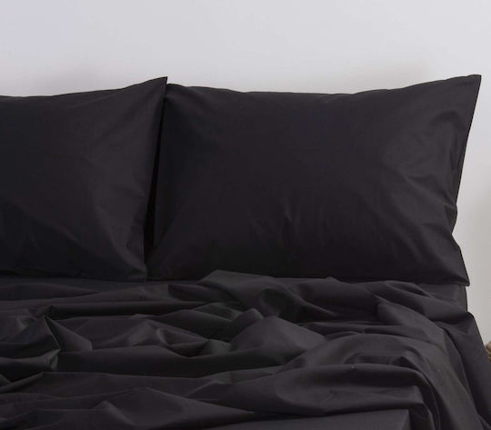 Nef-Nef Homeware Basic Set Față de Pernă cu plic de acoperire Negru 52x72cm.