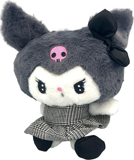 Sanrio Kuromi Hello Kitty Plush 20 cm 1440-217-1.GRA Grey