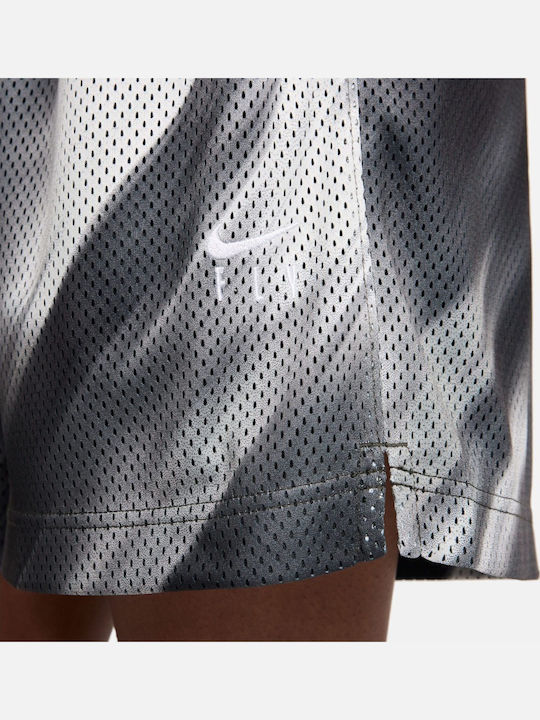 Swoosh Fly Γυναικεία Βερμούδα Dri-Fit Δερμάτινη Γκρι