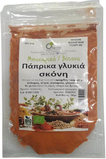 Ola Bio Paprika Organic Pudră dulce 35gr