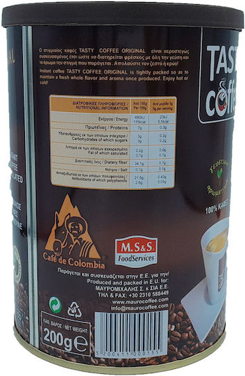 Tasty Coffee Στιγμιαίος Καφές Original 200gr