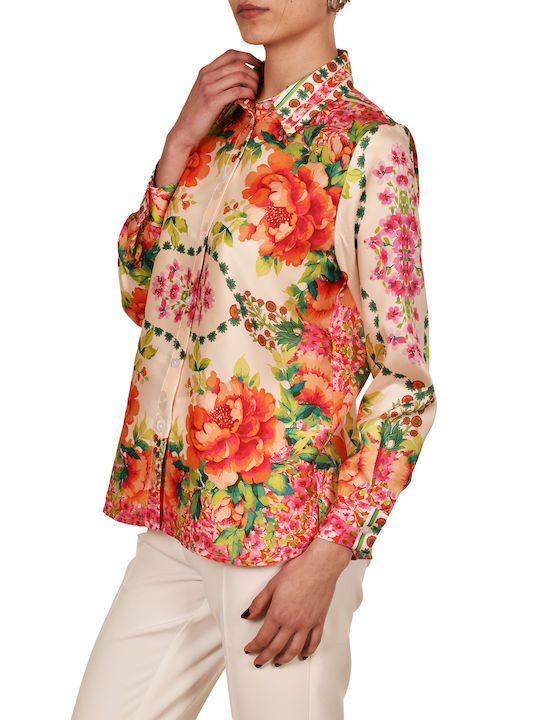 Twenty 29 Women's Floral Long Sleeve Shirt