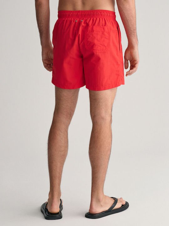 Gant Herren Badehose red Monochrom