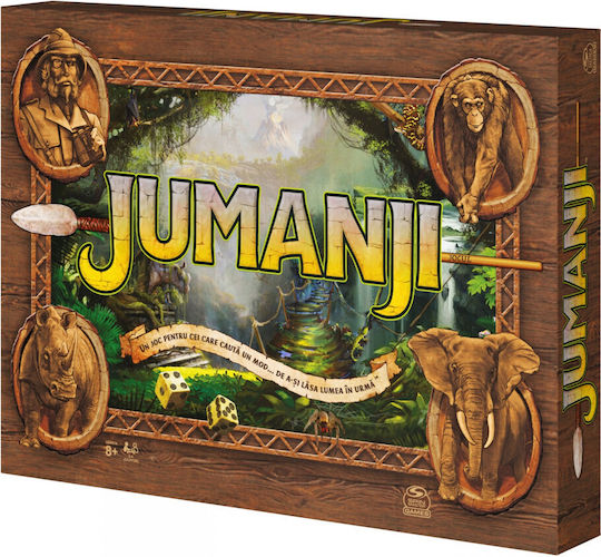 Board Game Jumanji(ROM) for 2-4 Players 5+ Years Old (EN) Spin Master