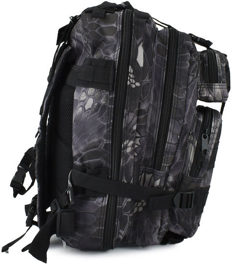 Mcan Military Backpack Backpack made of Polyester Black 30lt