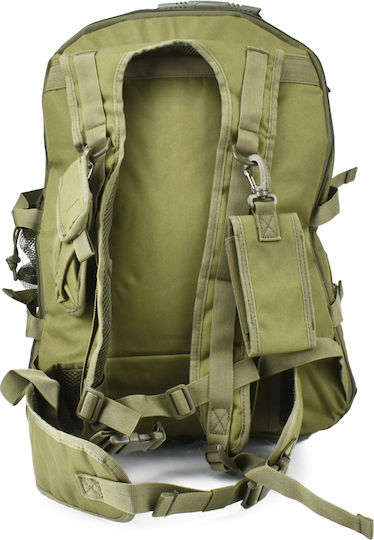 Mcan Military Backpack Backpack made of Polyester Khaki 55lt