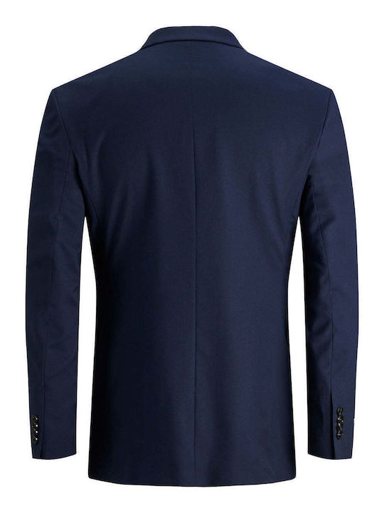 Ανδρικό Σακάκι με Στενή Εφαρμογή Dark Navy