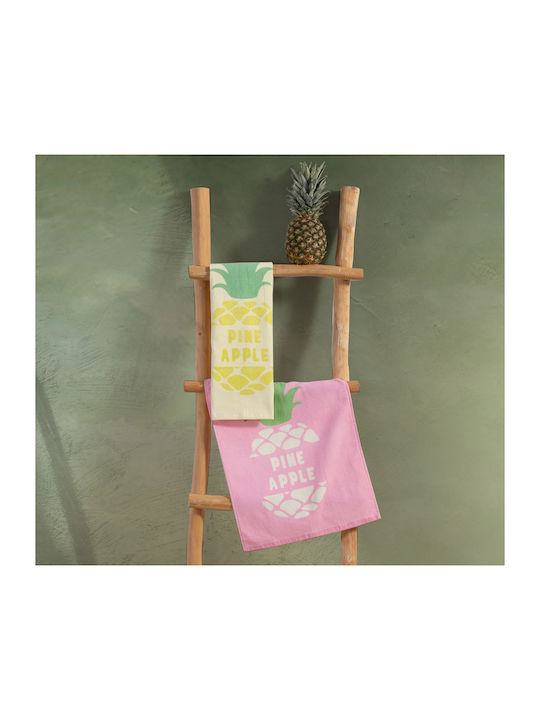 Nef-Nef Tea Towel made of 100% Cotton in Green Color 40x60cm 1pcs