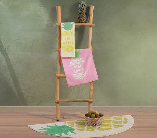 Nef-Nef Homeware Delicious Lime Чаена кърпа от 100% Памук в Зелен Цвят 40x60см