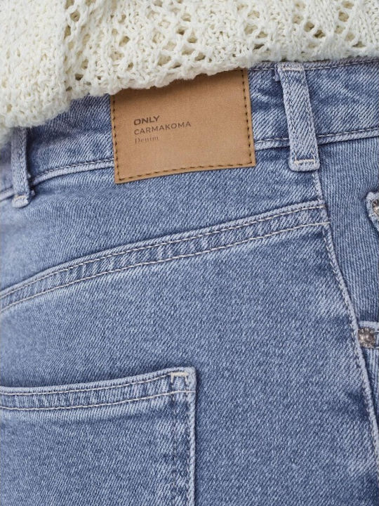 Denim Maxi Fustă Albastru