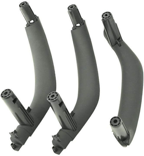 Set 3 Front Rear Interior Handles Bmw X5 F15 X6 F16 51417292244 Black