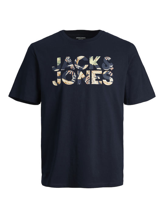 Jack & Jones Herren T-Shirt Kurzarm Navy Blazer 12250683