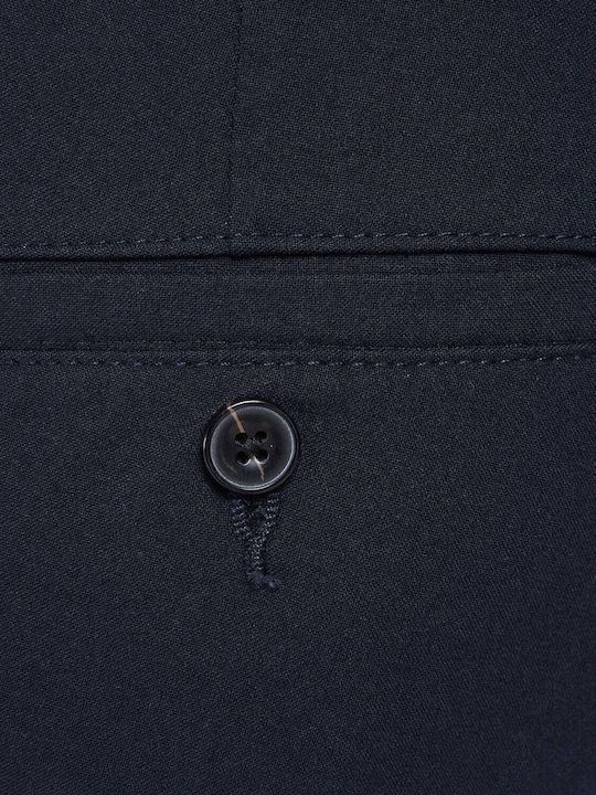 Trousers Elastic in Slim Fit Navy Blazer