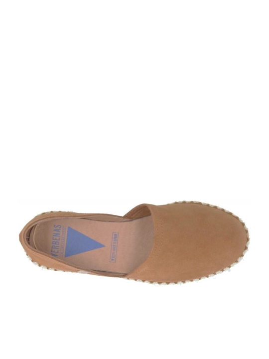 Carmen Serraje Lederne Damen Espadrilles in Braun Farbe