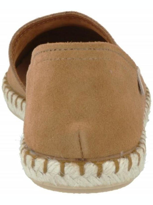 Carmen Serraje Lederne Damen Espadrilles in Braun Farbe