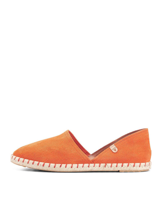 Carmen Serraje Women's Leather Espadrilles Coral