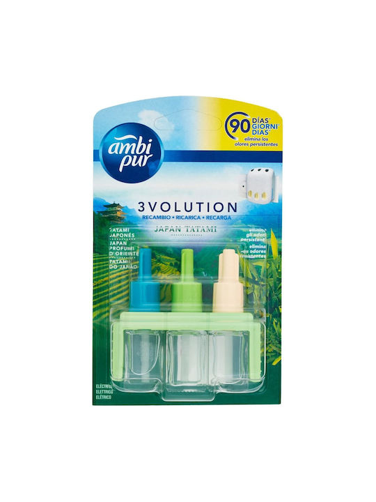 Ambi Pur Refill for Plug-in Devices 3volution with Fragrance Tatami 3pcs 20ml