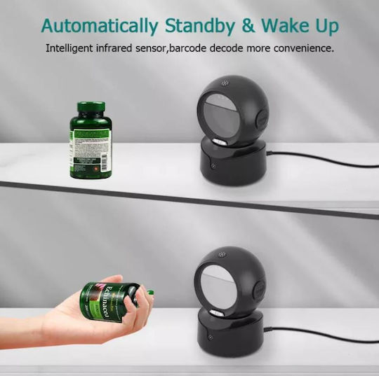 Netum Presentation Scanner Wired with 2D and QR Barcode Reading Capability