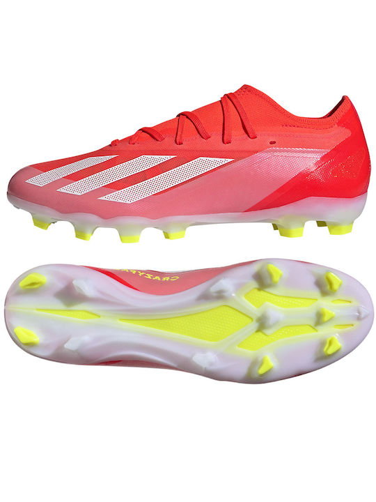 Adidas X Crazyfast Pro MG Χαμηλά Ποδοσφαιρικά Παπούτσια με Τάπες Solar Red / Cloud White / Team Solar Yellow 2