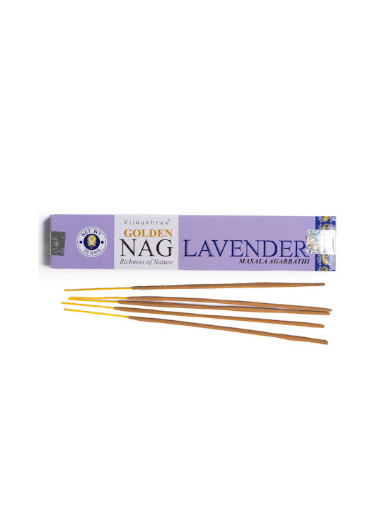 Golden Nag Duftstäbchen Golden Nag mit Duft Lavendel 15GR/15ΤΕΜΆΧΙΑ 15gr