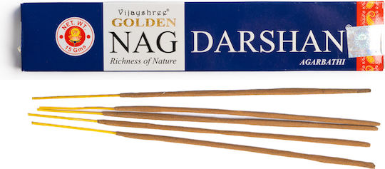 Vijayshree Bețișoare Parfumate Golden Nag 15buc 15gr